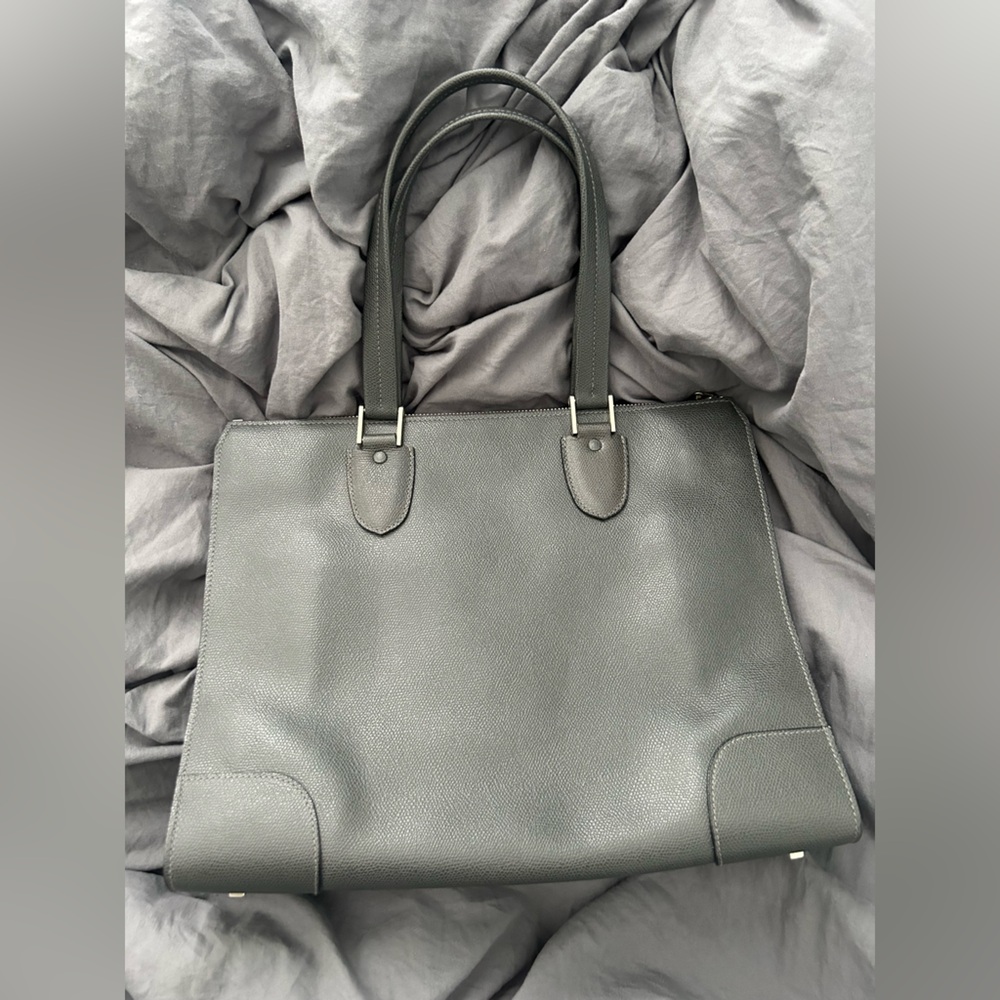 Valextra Leather Tote